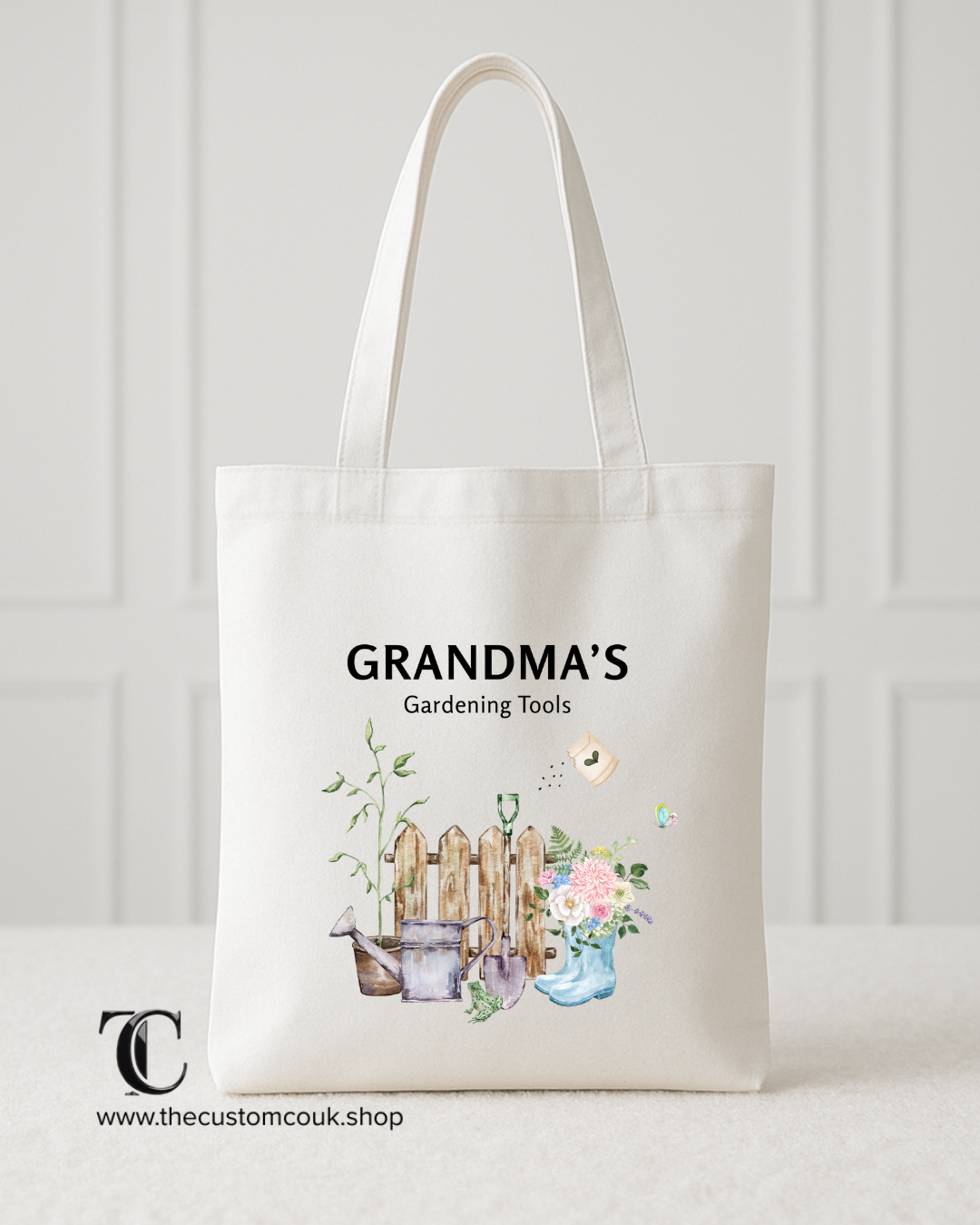 Personalised Grandma’s Gardening Tote Bag