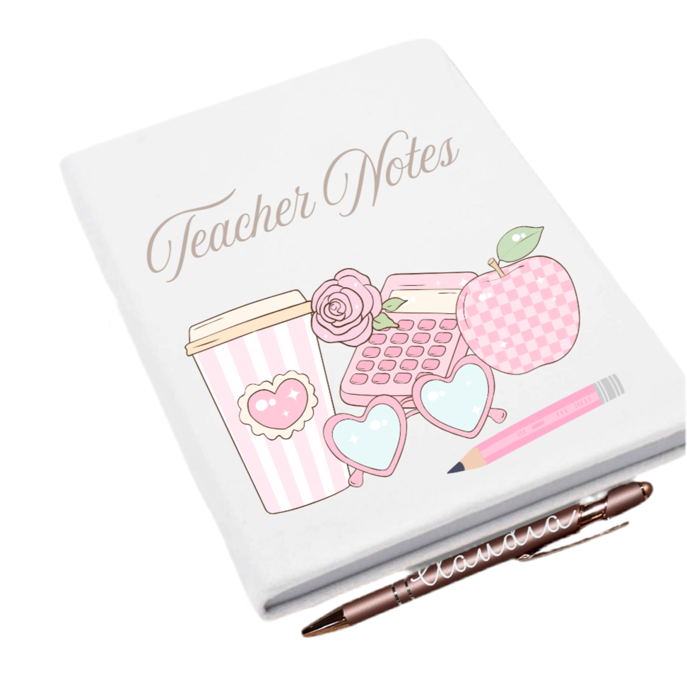 Personalised Velvet Notebook - Add initials or Design