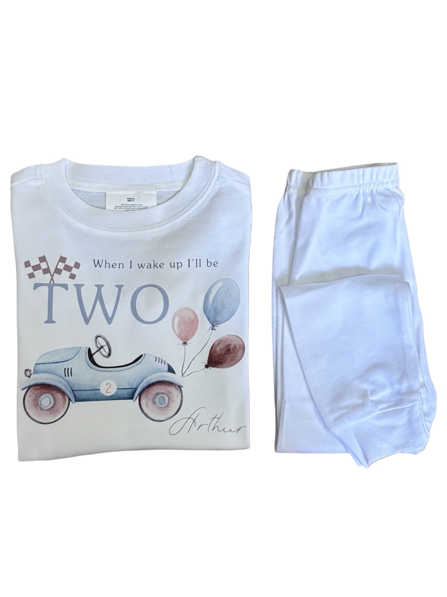 When I Wake Up I’ll Be TWO - Children's Birthday Pyjama’s