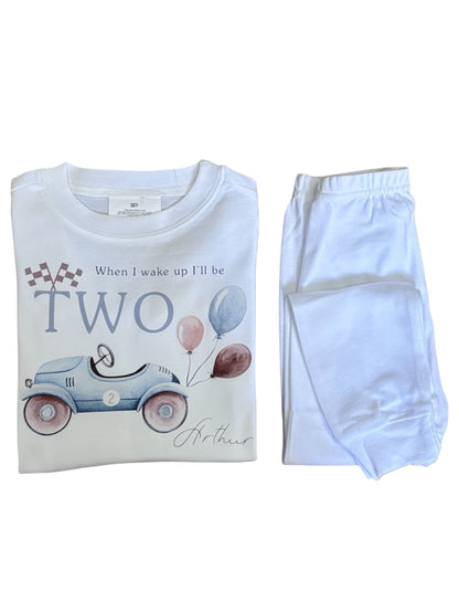 When I Wake Up I’ll Be TWO - Children's Birthday Pyjama’s