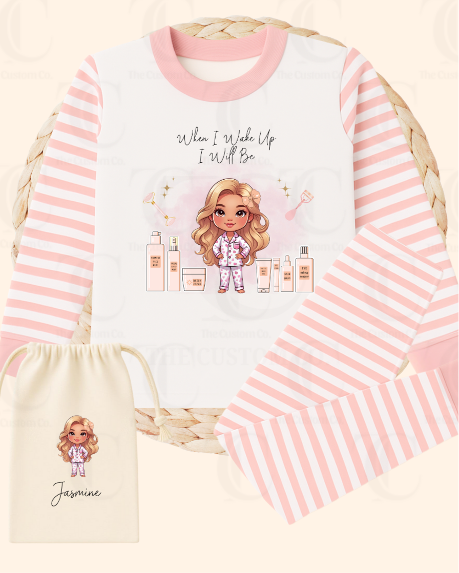 Personalised Birthday Pyjama’s - Girly Glam