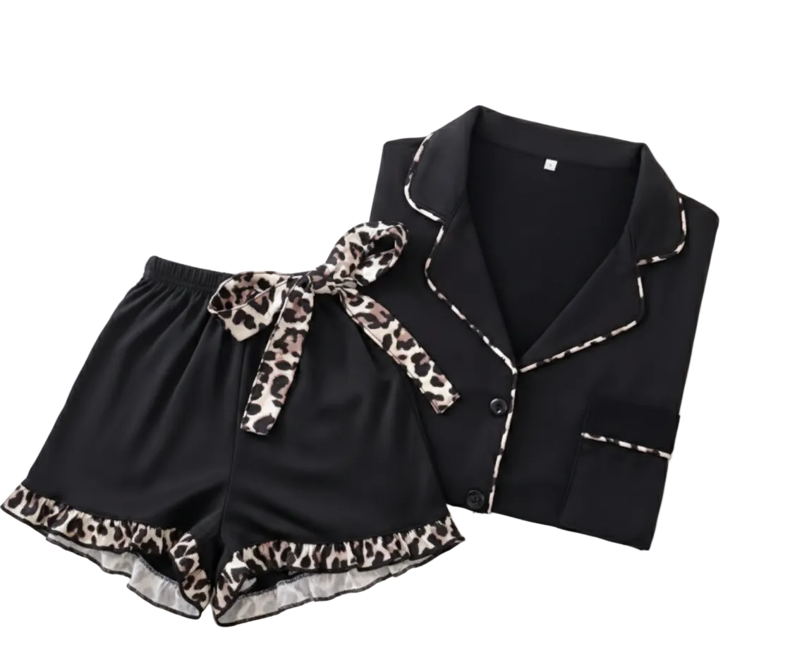 Personalised Adult Pyjama Set – Soft Jersey Short Set