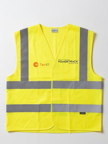 Custom Branded PPE Workwear | Logo Print High Visibility Jacket