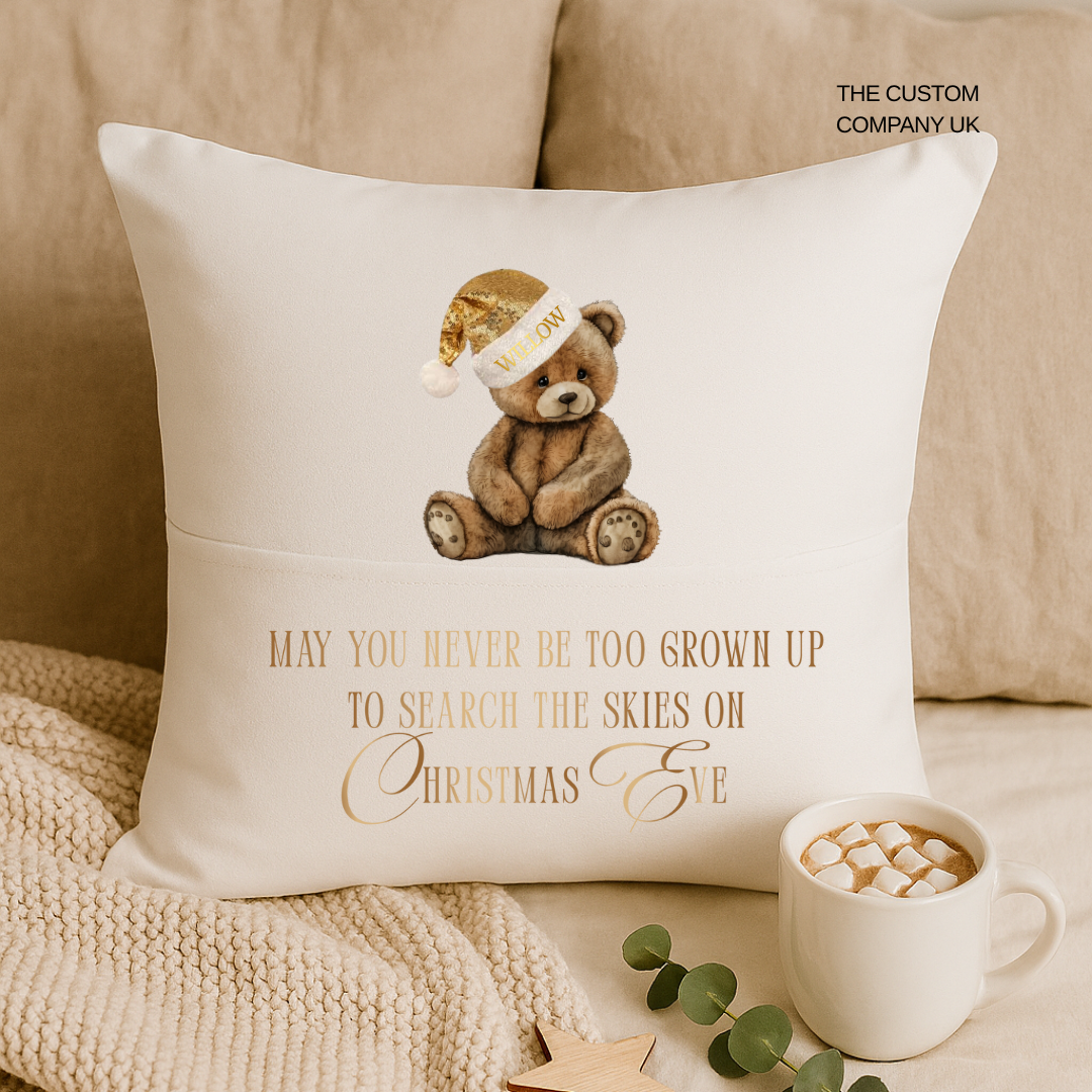 Custom Children’s Christmas Keepsake Cushion