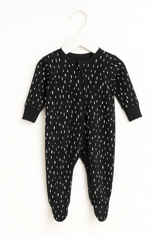 Baby Monochrome Sleepsuit - Clearance