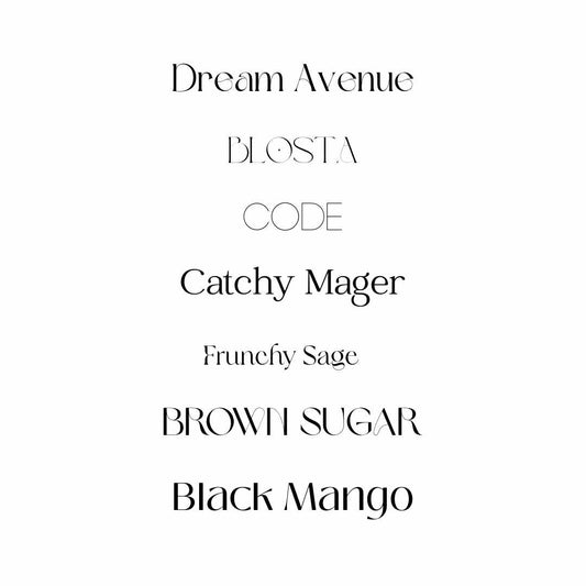 Custom Vinyl Names / Wordings - Iron on Vinyl