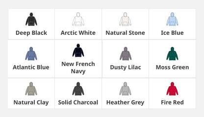 Customisable Premium Heavyweight Hoodie – Relaxed Fit Adults