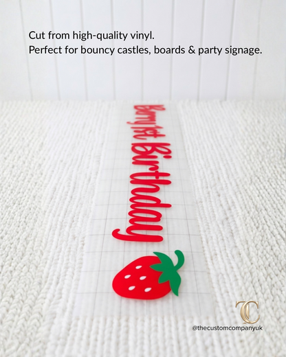 Berry 1st Birthday | Soft Play Personalisation Decals