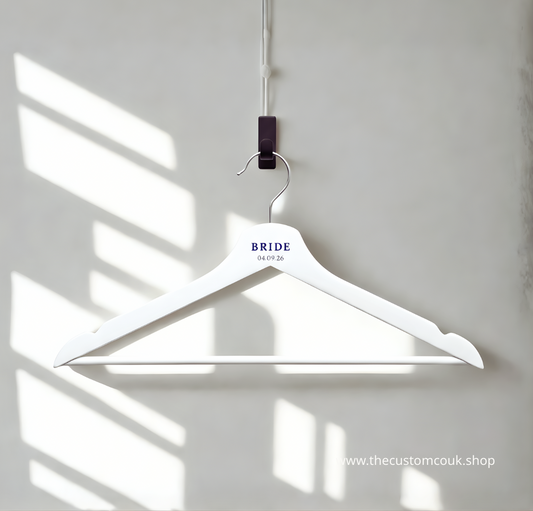 Personalised Bridal Party Hangers | Bride, Groom & Bridesmaid Hangers