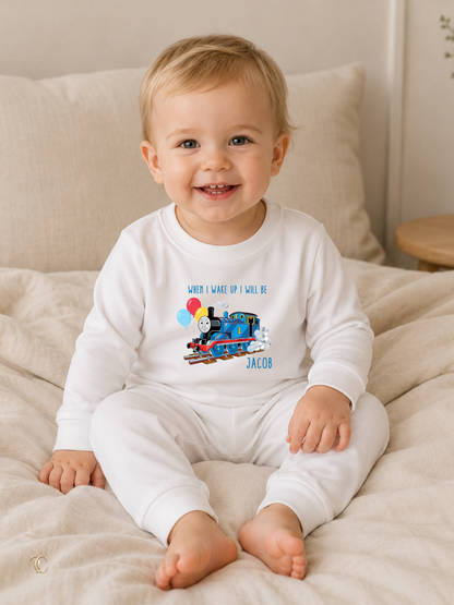 When I Wake Up I’ll Be… Thomas the Tank Engine Birthday Pyjamas