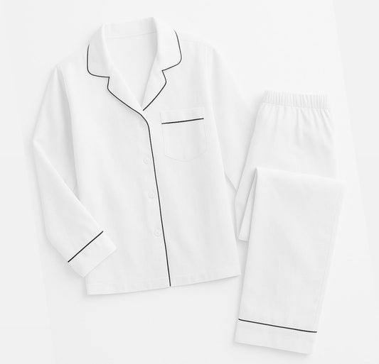 Family Matching Christmas Pyjamas - White