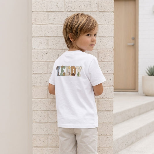 Bespoke Children’s Western Rodeo Name T Shirt