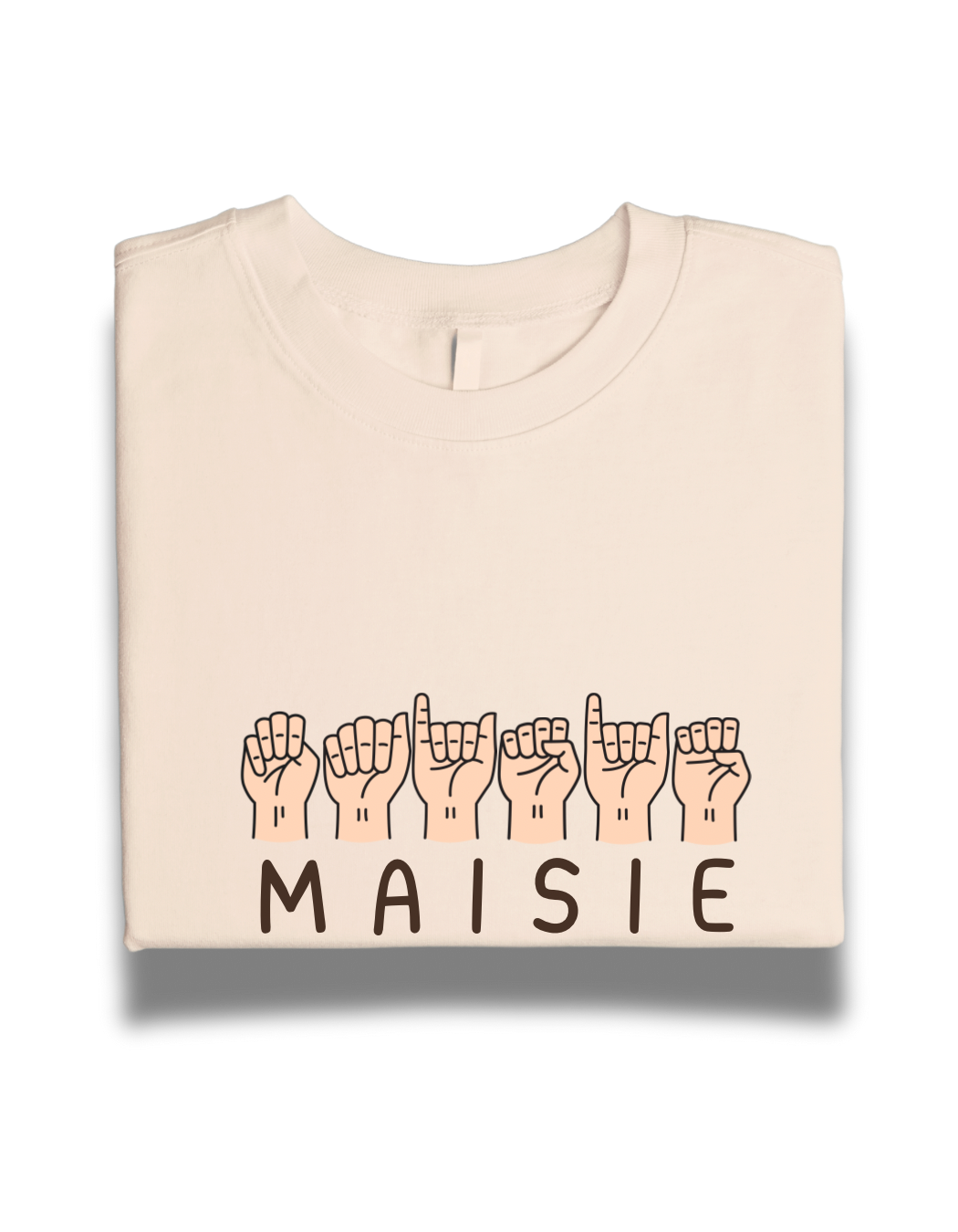 BSL Personalised Name | Sign Language T-Shirt