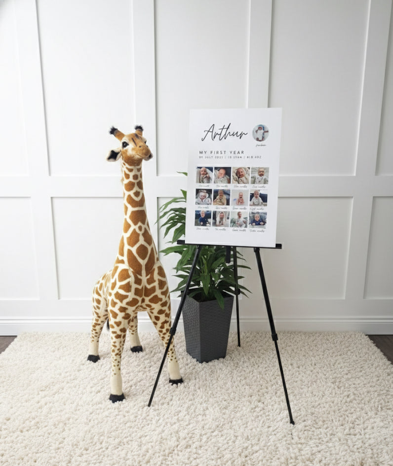 My First Year in Photos - Custom Display Board Keepsake