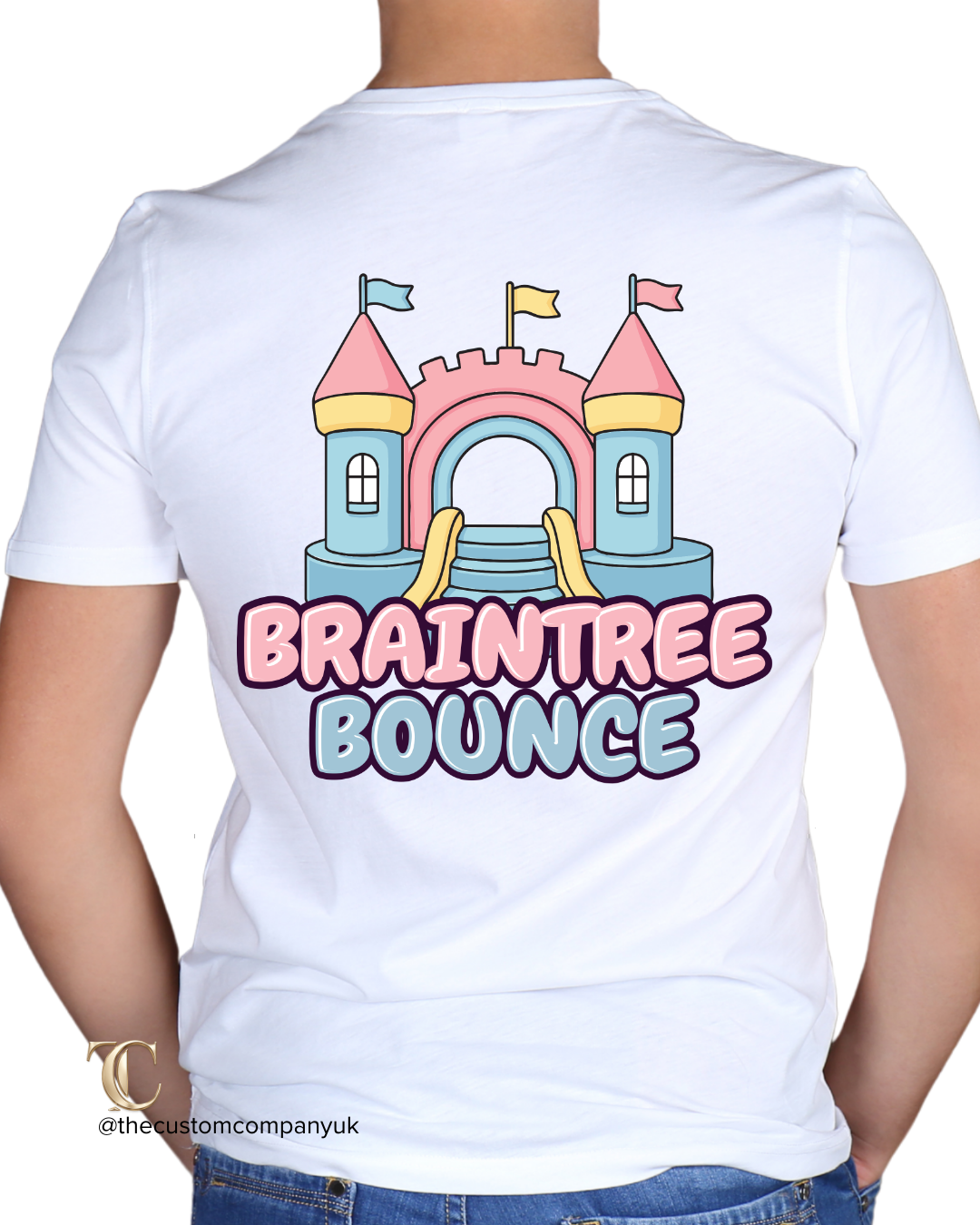 Business & Event Branded T-Shirt | Chest & Back Print – Adult & Children’s Sizes