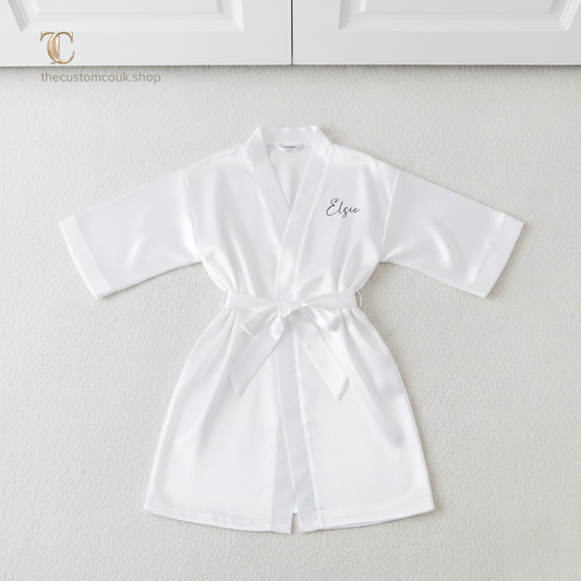 Personalised Children’s Satin Robe