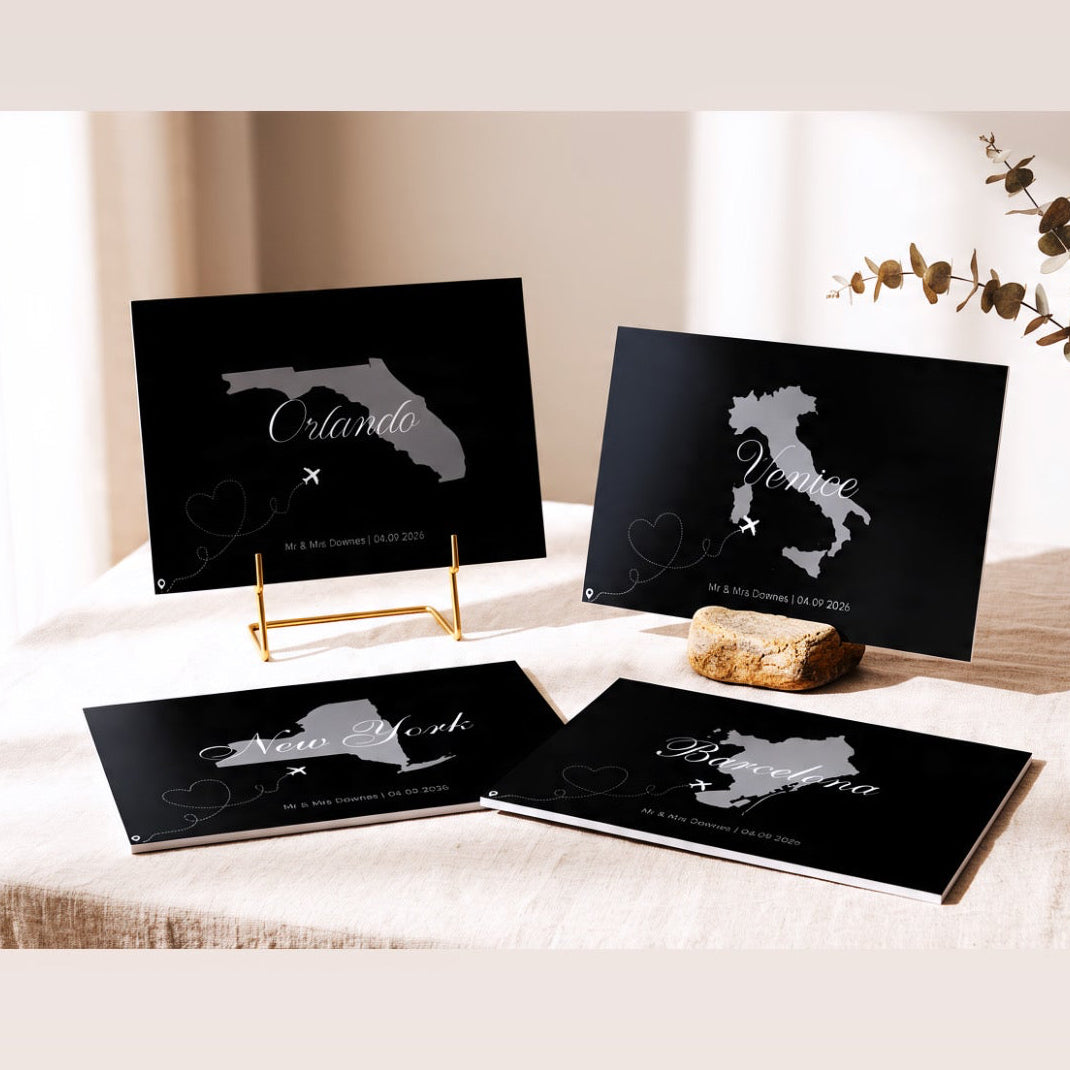 Bespoke Wedding Table Sign | Personalised Foam Board Display