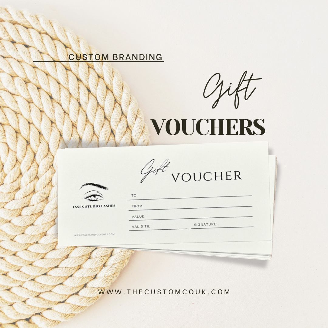 Custom Printed Gift Vouchers – Designed & Printed for Your Brand