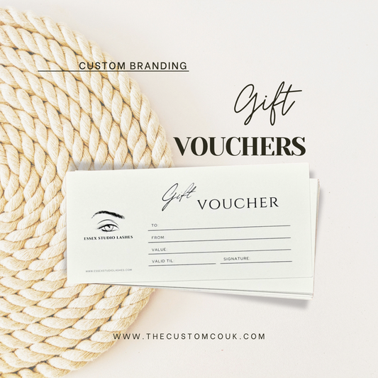 Custom Printed Gift Vouchers – Designed & Printed for Your Brand