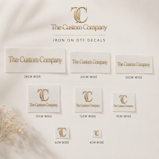 Custom DTF Transfers for Clothing and Business Branding