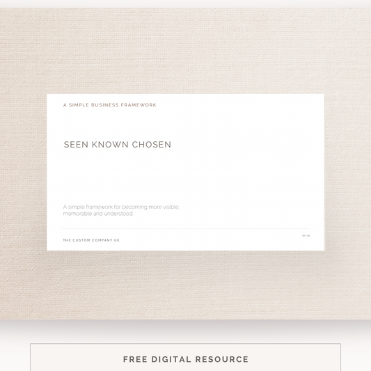 Seen. Known. Chosen. | Free Business Visibility Framework