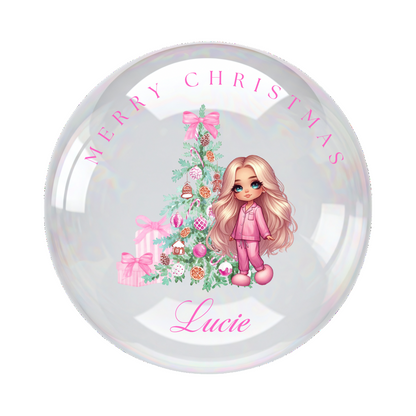 Acrylic Tree Decoration - Personalised Christmas Bauble | Paddington