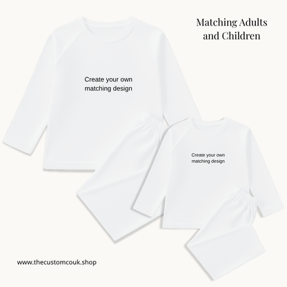 Personalised Pyjama’s - Custom design | Adult Sizes