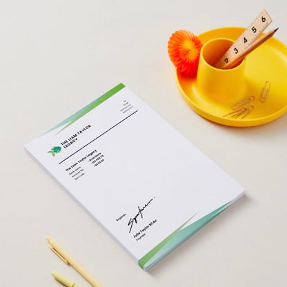 Branded Business Letterhead Template Design