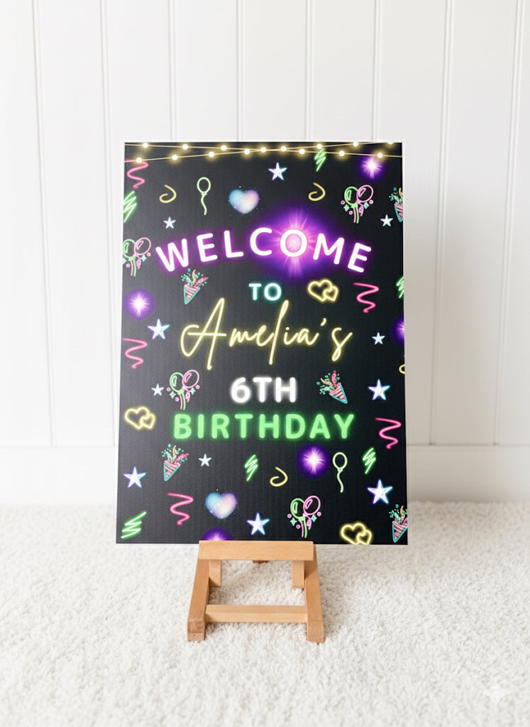 Custom Welcome Sign for Birthdays, Events & Celebrations