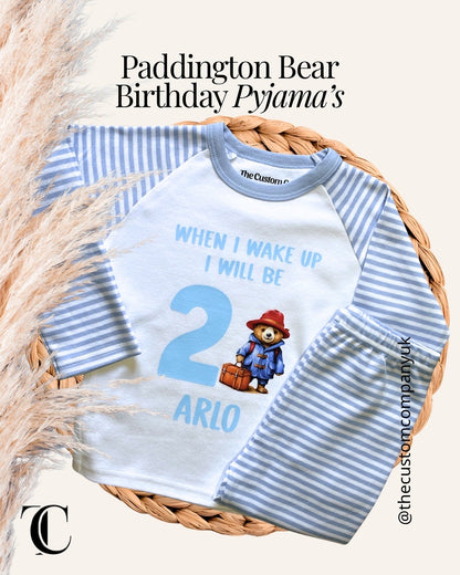 When I Wake Up I’ll Be Two - Birthday Pyjama’s - Paddington Bear