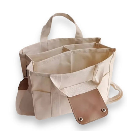 Canvas Baby Changing Bag – Multi-pocket Organiser
