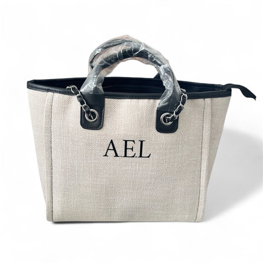 Personalised Women's Tote Bag - White