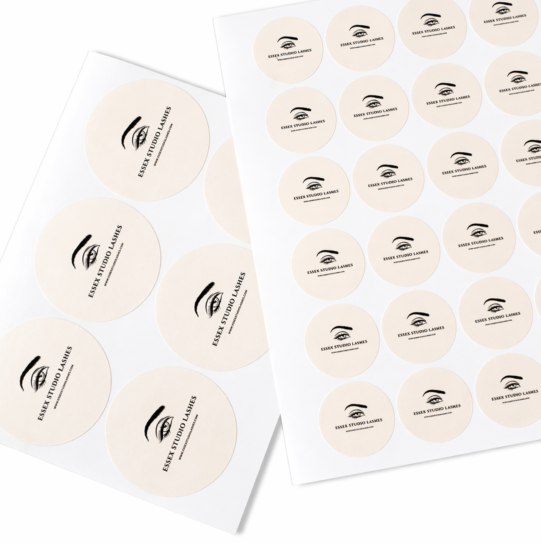 Custom printed stickers for small business branding UK