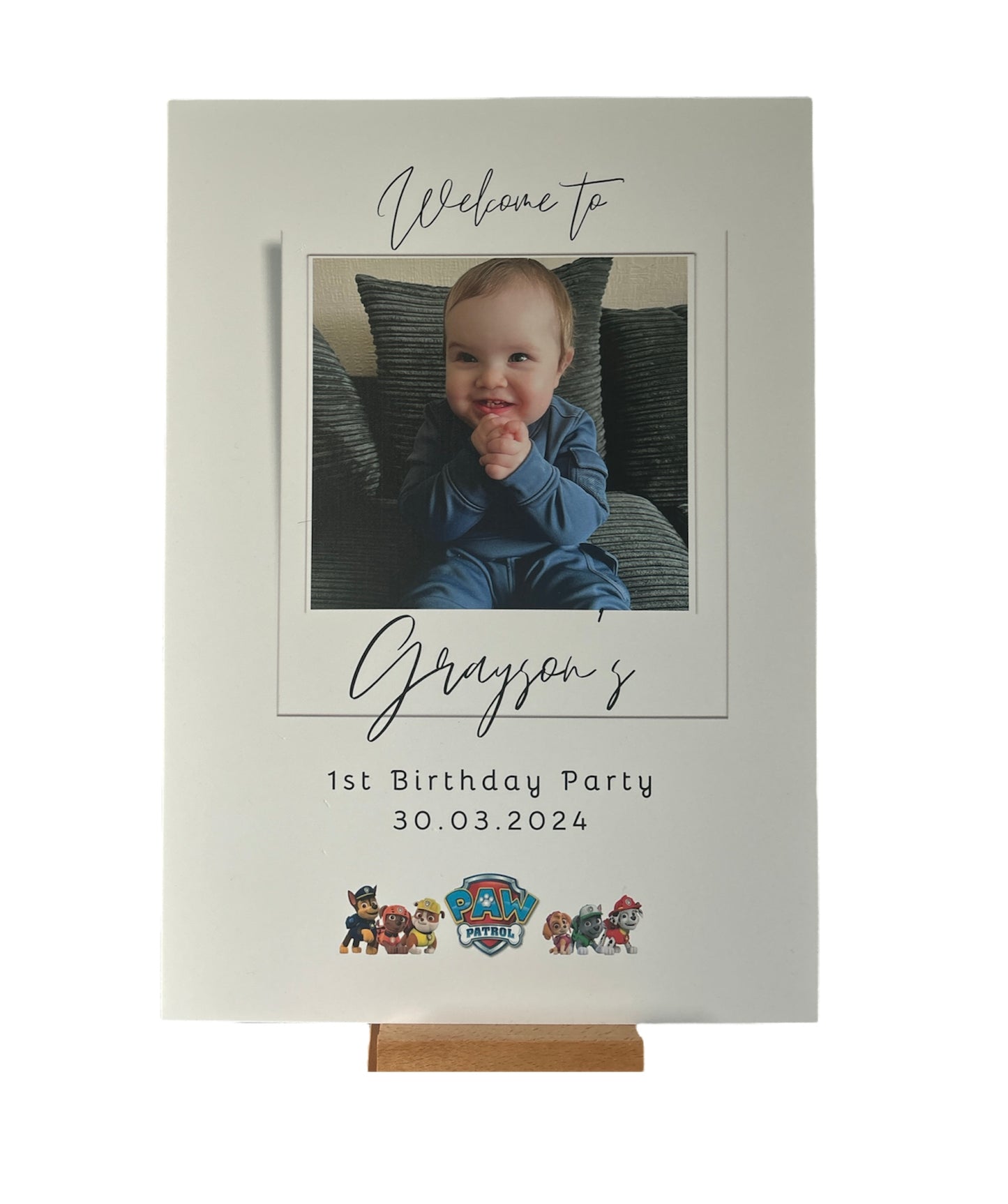Welcome Party Sign – Personalised Welcome Sign for Events & Celebrations