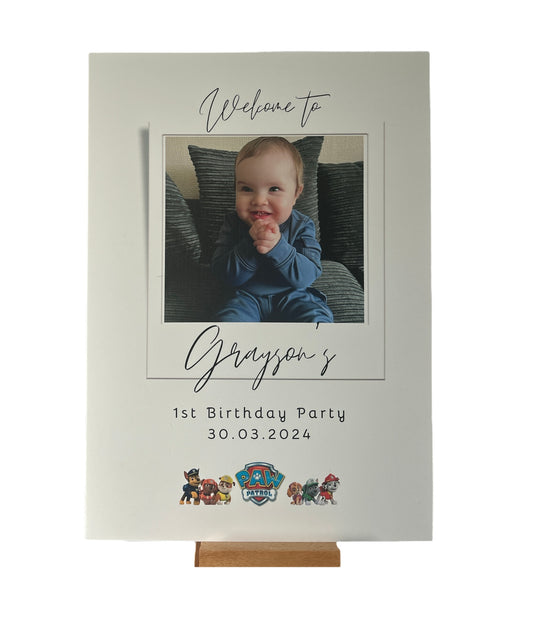 Welcome Party Sign – Personalised Welcome Sign for Events & Celebrations