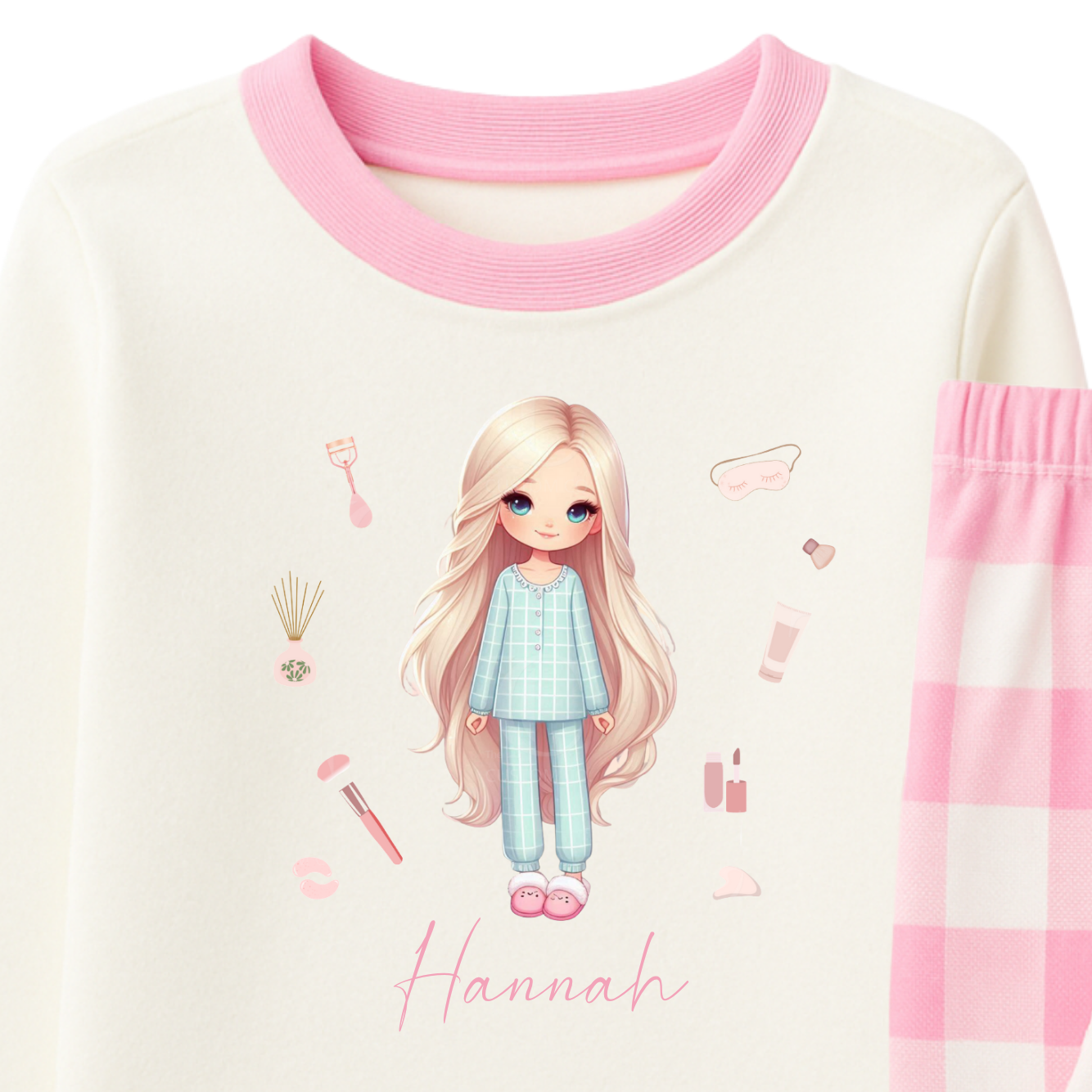 Personalised Pyjamas | Girly Self-care Design