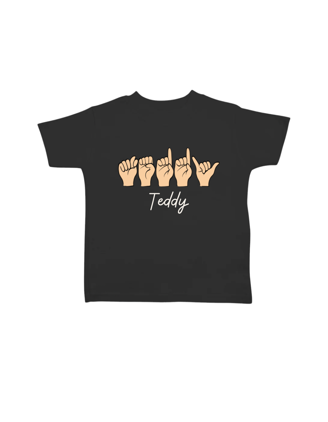 BSL Personalised Name | Sign Language T-Shirt