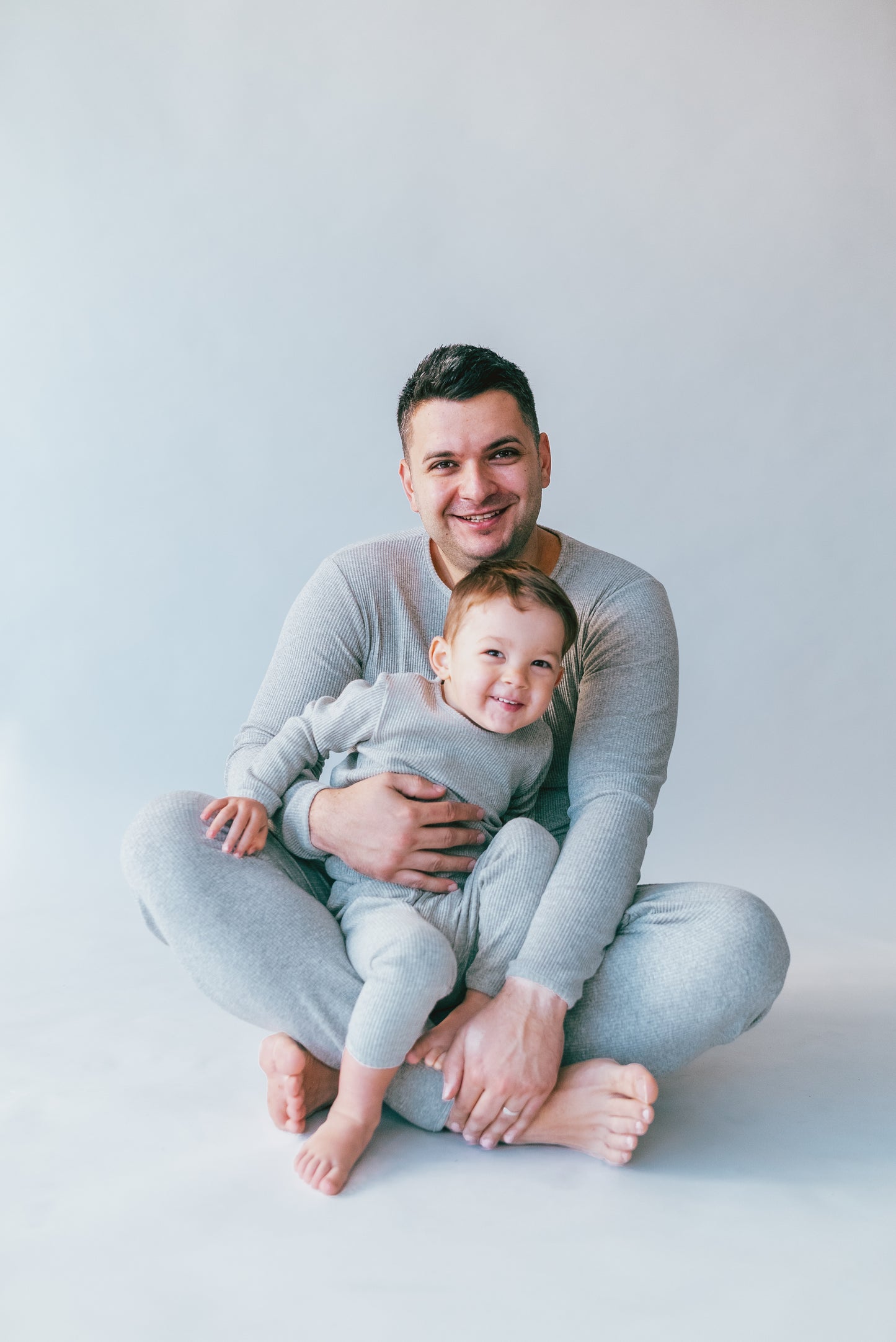 Personalised Loungewear - Dove Grey Adult and Kids Sizes