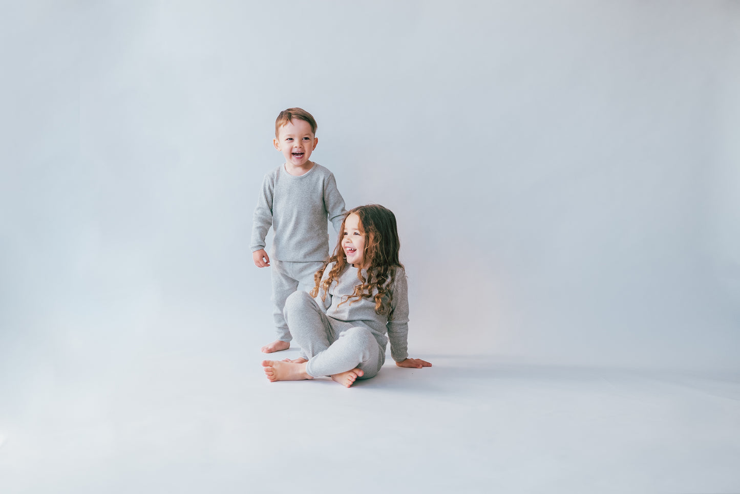 Personalised Loungewear - Dove Grey Adult and Kids Sizes