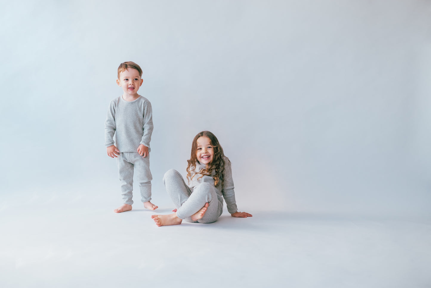 Personalised Loungewear - Dove Grey Adult and Kids Sizes