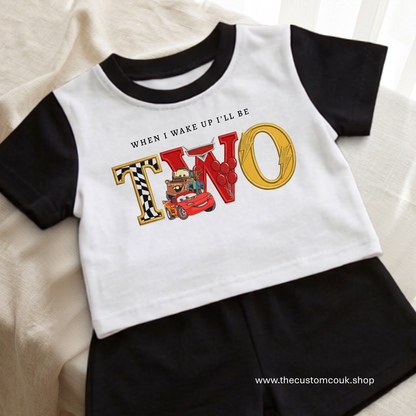 Children’s Lighting McQueen Personalised Pyjamas | Birthday Design