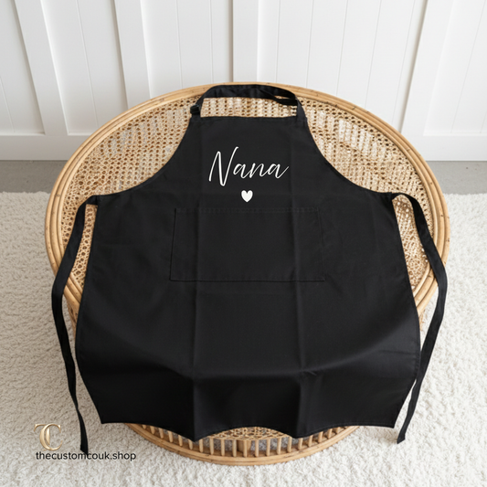 Personalised Name Pocket Apron | Custom Printed Apron