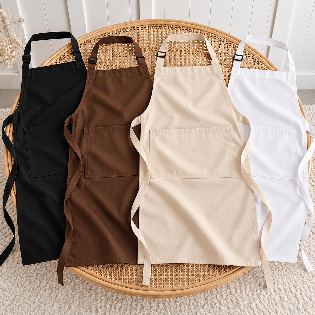 Personalised Branded Pocket Apron | Custom Business Uniform.