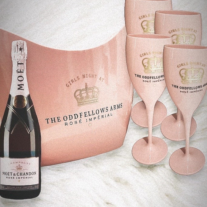 Personalised Acrylic Champagne Flute