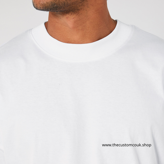 Adults Custom White Cotton T Shirt