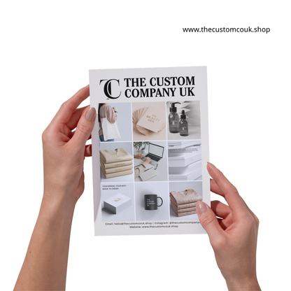 Custom Promotional Posters – Designed & Printed for Your Brand or Event - A4