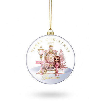 Acrylic Tree Decoration - Personalised Christmas Bauble | Paddington