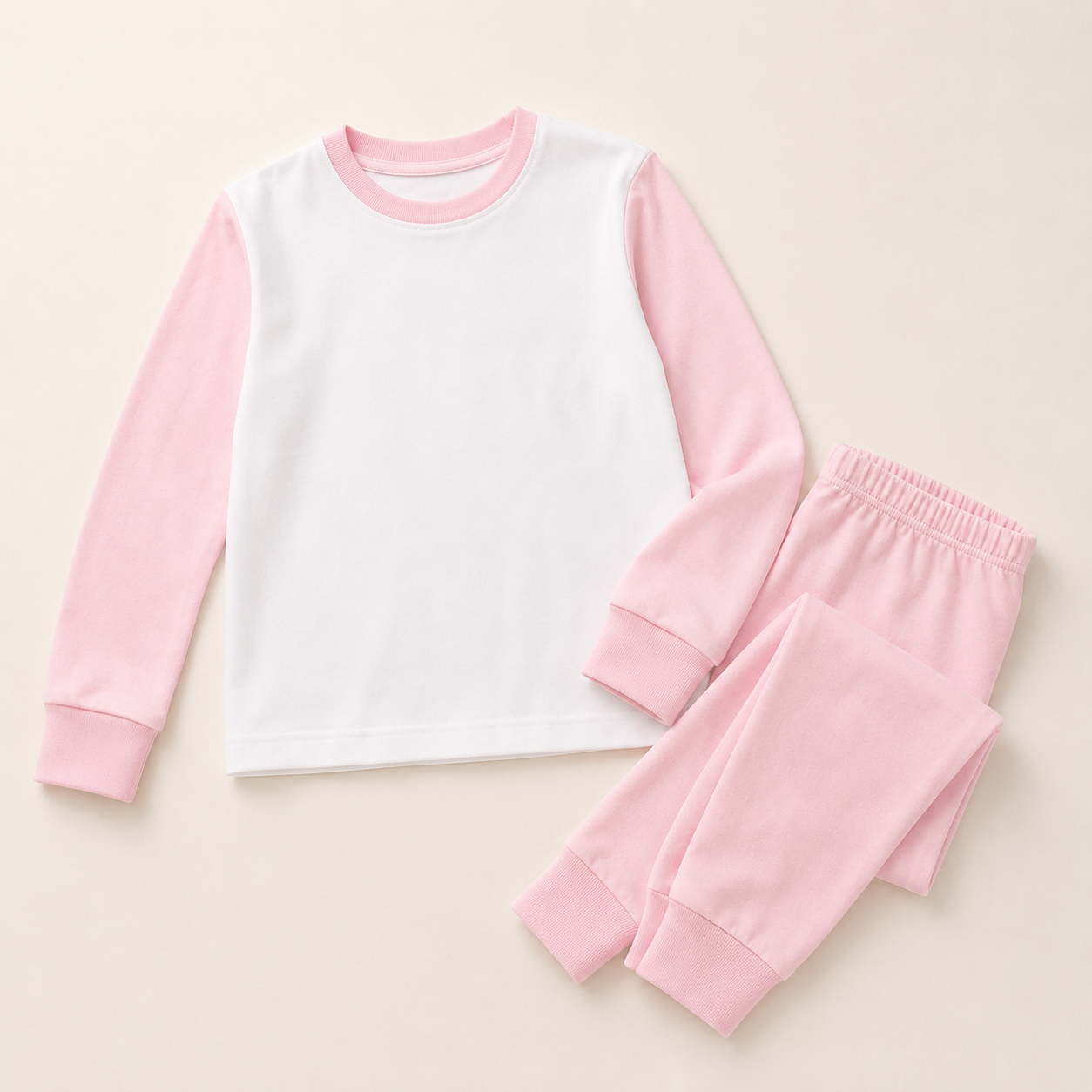 Custom Children’s Pyjamas | Pink Colour Block