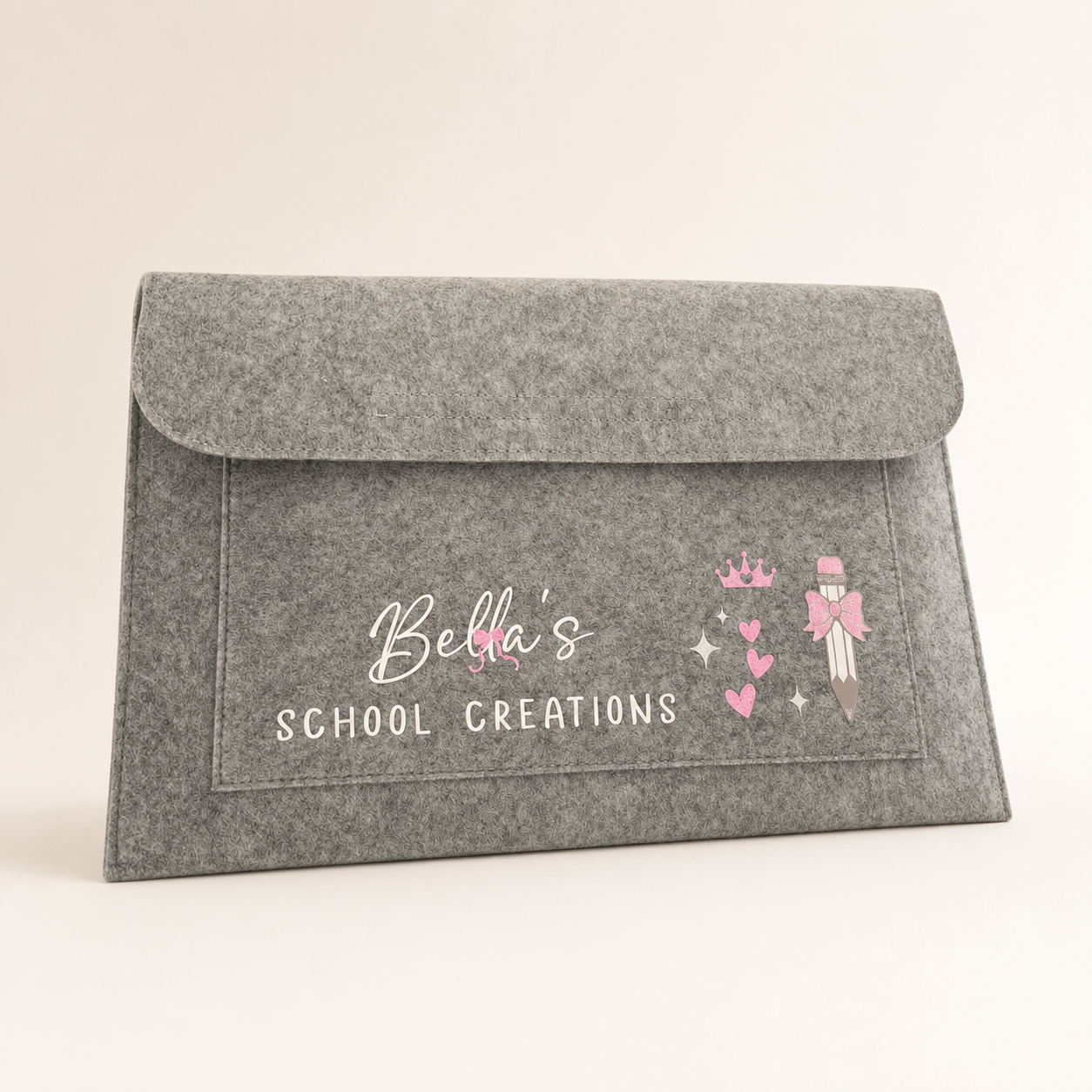 Personalised Felt Artwork Folder | Children’s School Memory Keeper