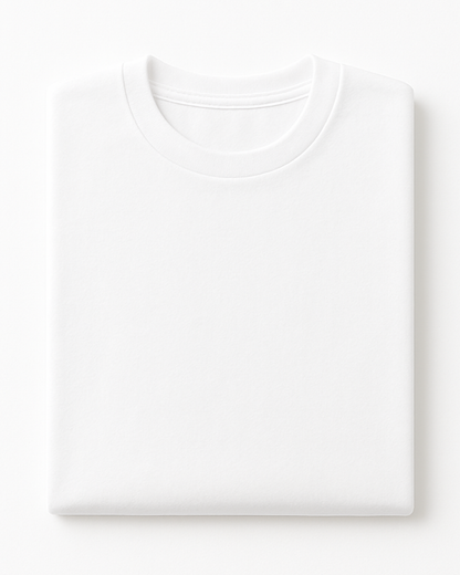 Adults Custom White Cotton T Shirt